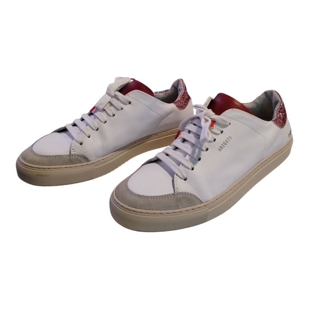 Axel Arigato Leather Sneakes Women's 9.5 Lace Up Glitter